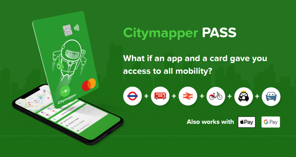 citymapper pass - IKXO